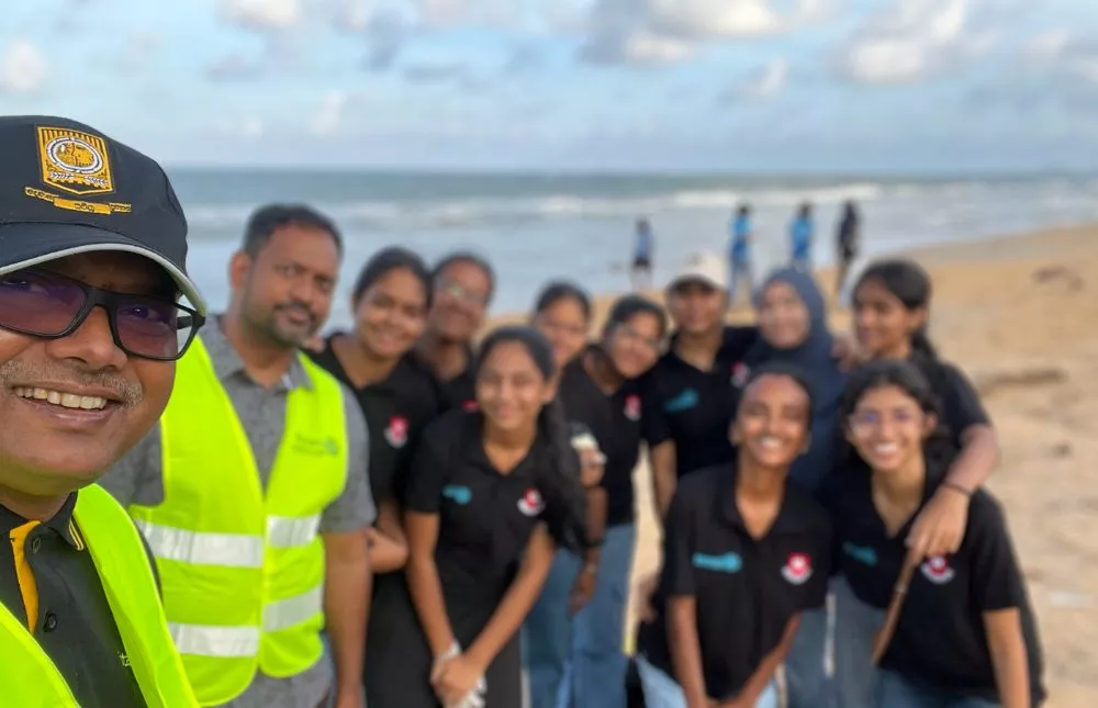 Beach Cleanup at Mount Lavinia