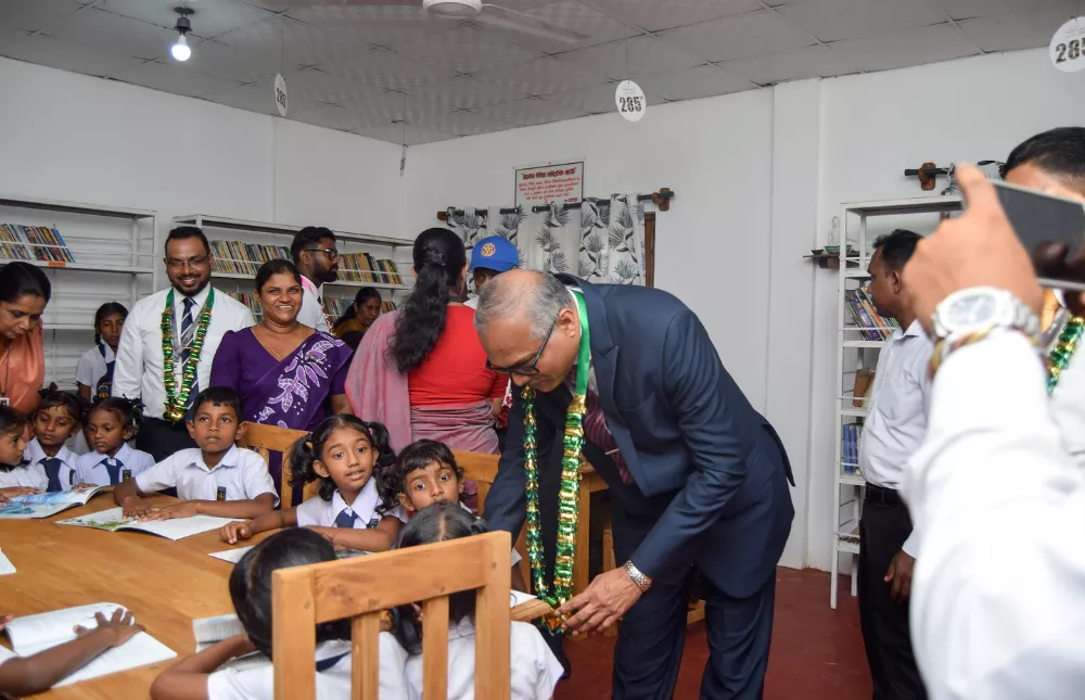 Opening of Library - Rotary Club Colombo