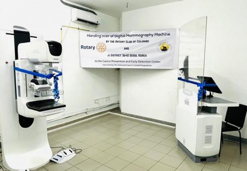 Handover of Digital Mammography Machine to CEDC