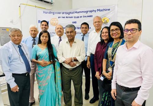 Handover of Digital Mammography Machine to CEDC