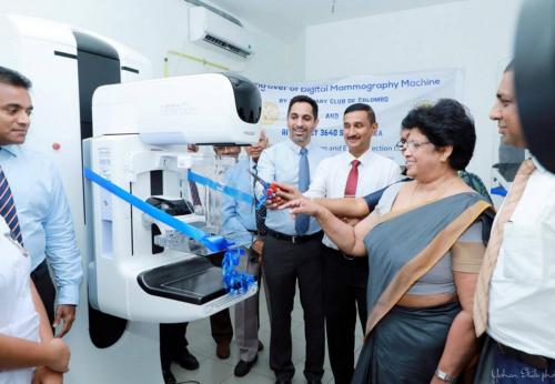 Handover of Digital Mammography Machine to CEDC