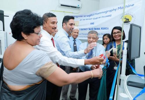 Handover of Digital Mammography Machine to CEDC