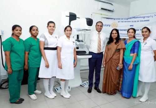 Handover of Digital Mammography Machine to CEDC
