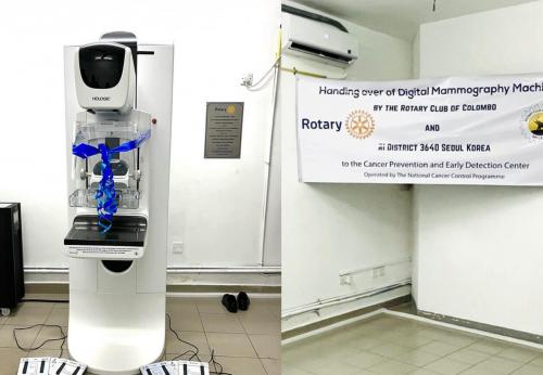 Handover of Digital Mammography Machine to CEDC